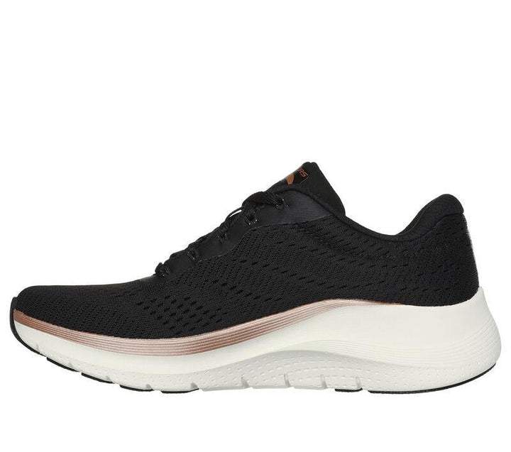 Women's Wide Fit Skechers 150067 Arch Fit 2.0 Glow The Distance Sneakers