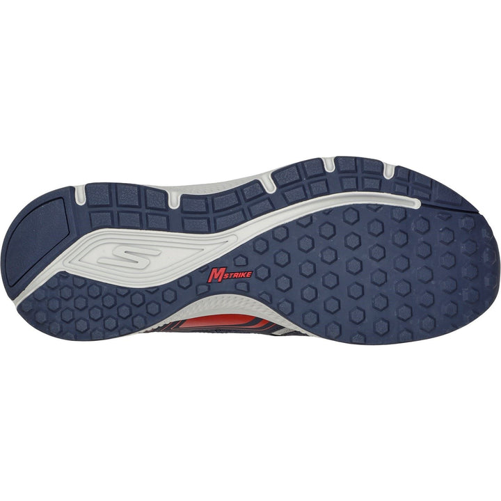 Men's Wide Fit Skechers 220034 Go Run Consistent Wide Sneakers - Navy/Red