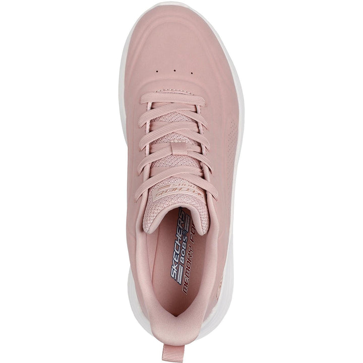 Women's Wide Fit Skechers 117485 Bobs Sport Squad Waves Just Wading Sneakers