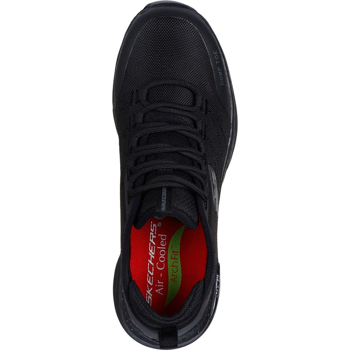 Women's Wide Fit Skechers 108075EC Arch Fit Sr Ebinal Safety Sneakers