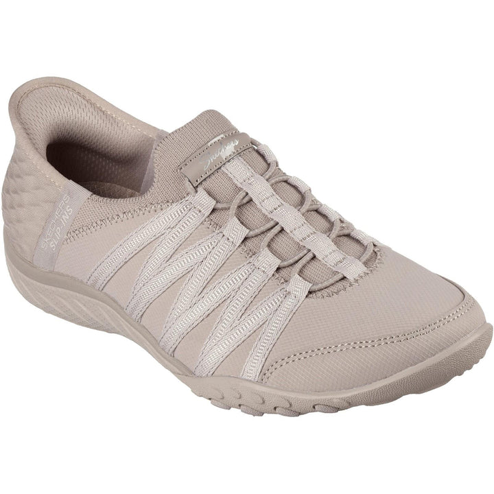Women's Wide Fit Skechers 100593 Breathe Easy Roll Shoes