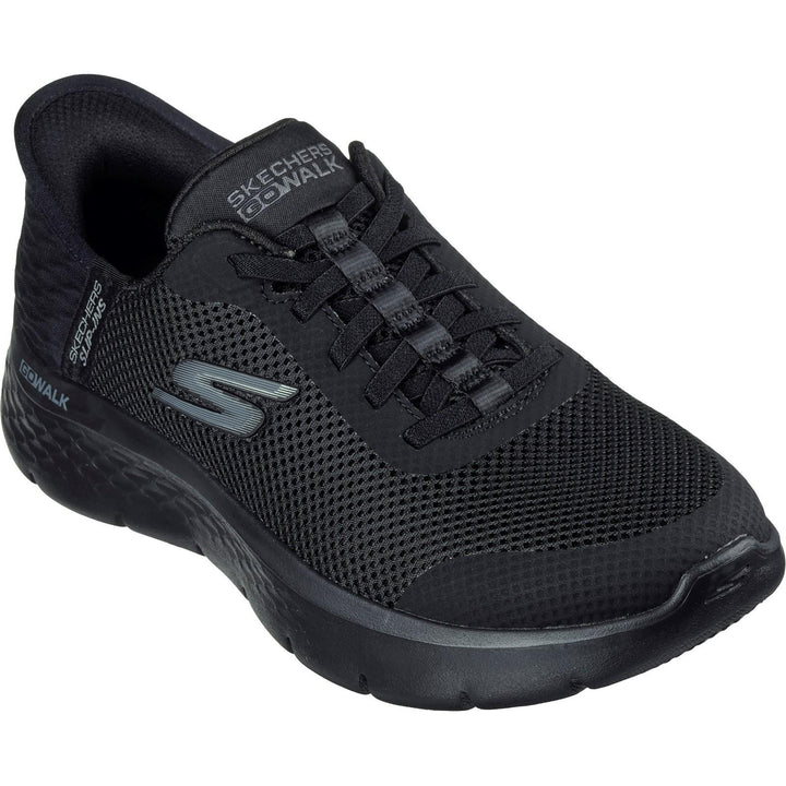 Women's Wide Fit Skechers 124836 Go Walk Flex Grand Entry Sneakers