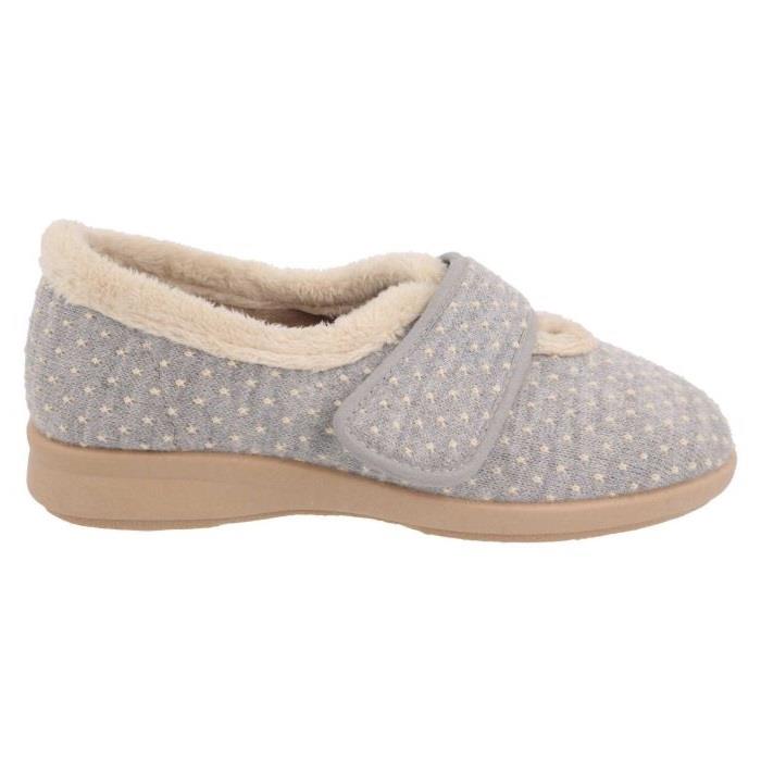 Women's Wide Fit DB Snowdrop Slippers