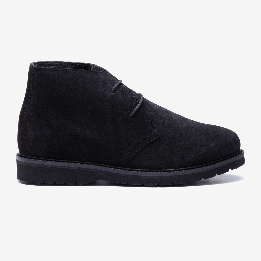 Men's Wide Fit Tredd Well William 22759 Suede Dress Boots, Black / 7 / 4E