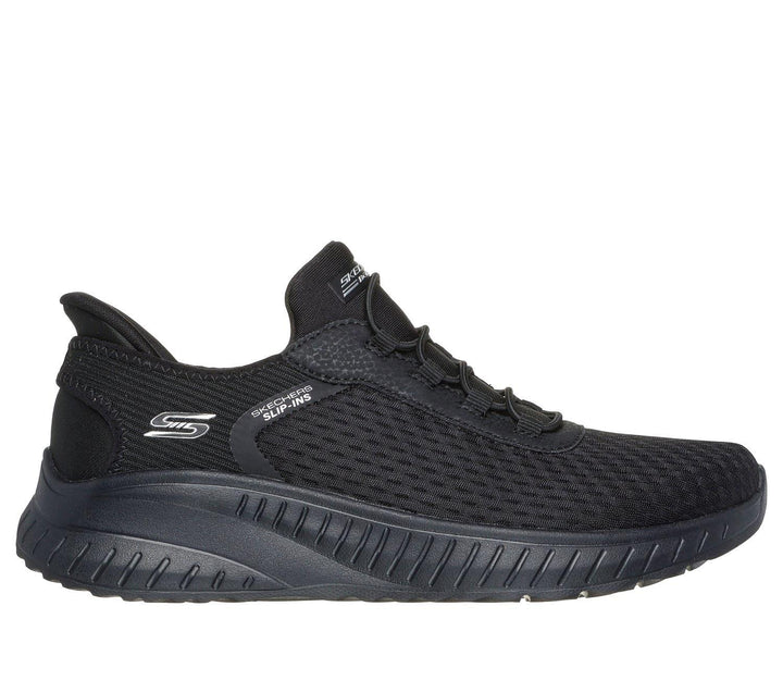 Women's Wide Fit Skechers 117504W Slip-ins Bobs Sport Squad Chaos In Color Sneakers