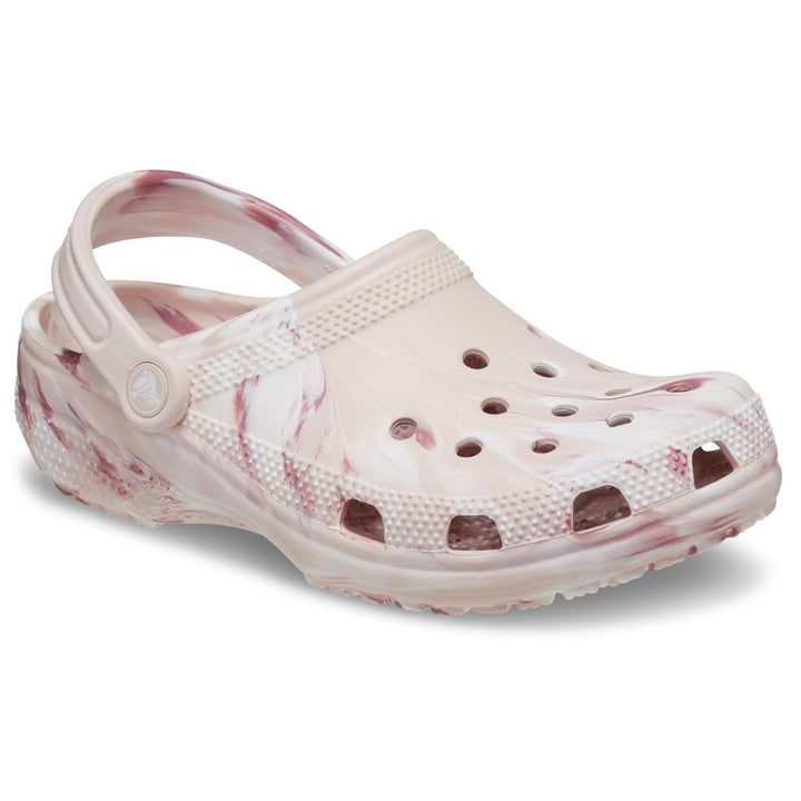 Unisex Wide Fit Crocs 206867 Classic Marbled Clog Sandals