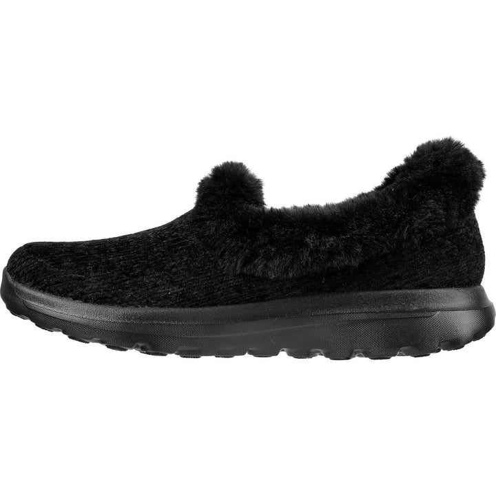 Women's Wide Fit Skechers 175051 Go Walk Lounge Slippers