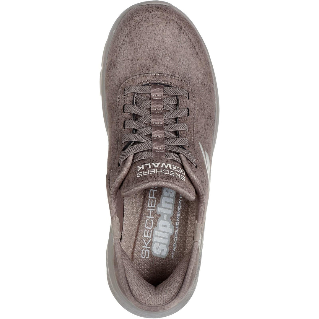 Women's Wide Fit Skechers 124837 Slip-ins Go Walk Flex Mali Sneakers