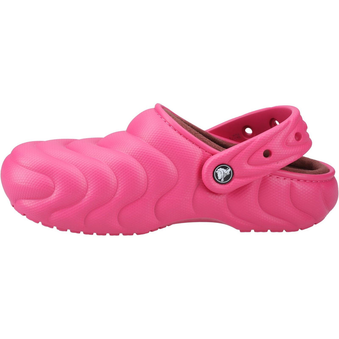 Women's Wide Fit Crocs 210059 Classic Lined Overpuff Clog Sandals