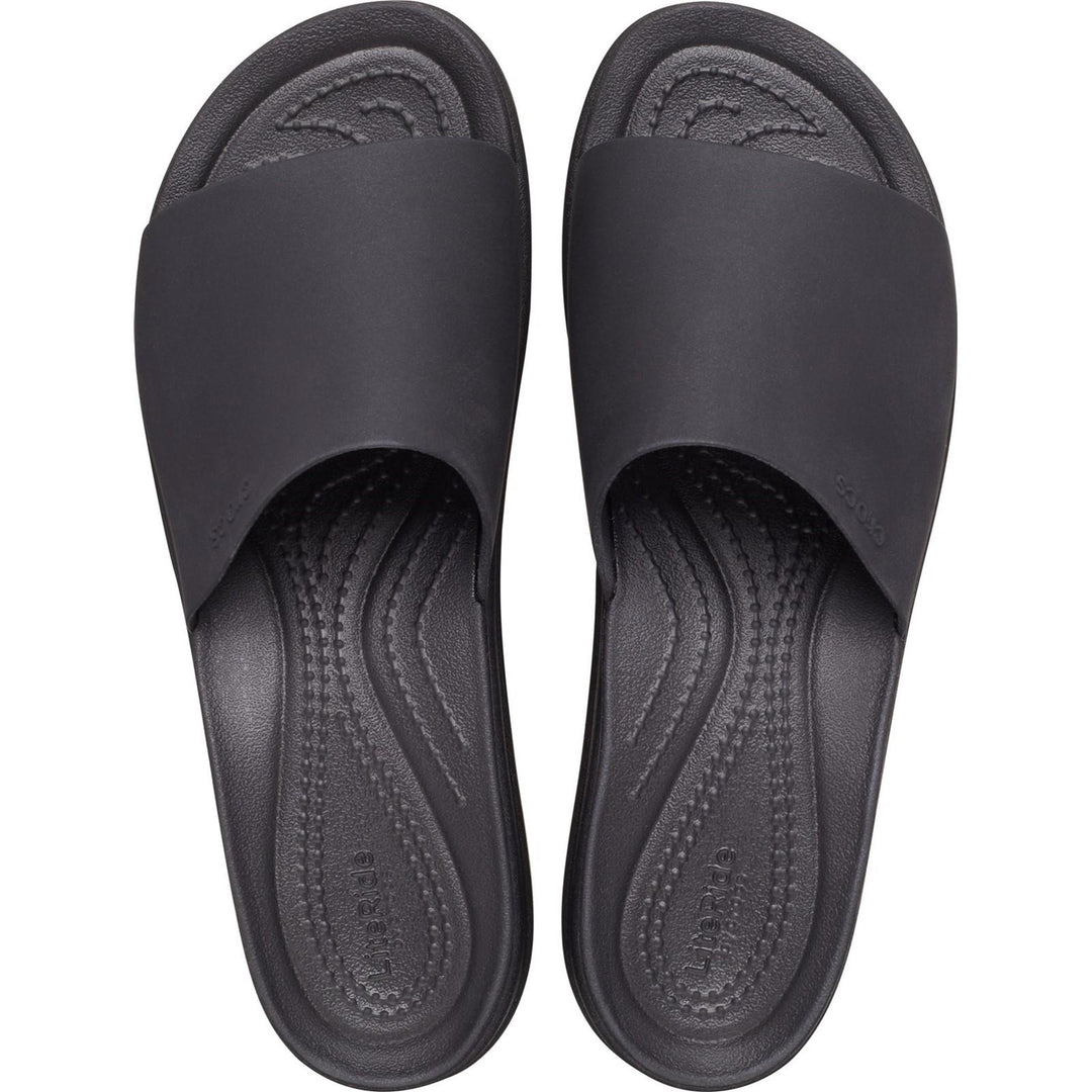 Women's Wide Fit Crocs 208728 Brooklyn Slide