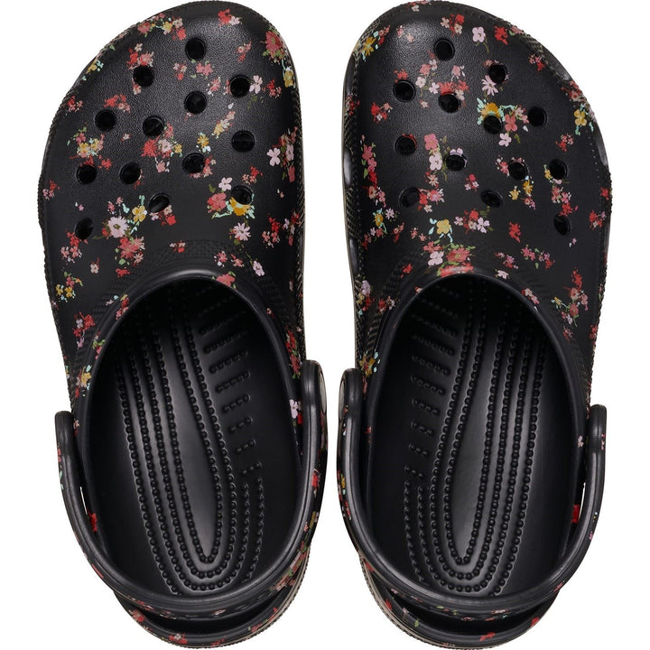 Unisex Wide Fit Crocs 210397 Classic Graphic Clog Sandals