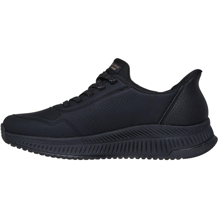 Women's Wide Fit Skechers 117740 Slip-ins Bobs Squad 4 Key Look Sneakers