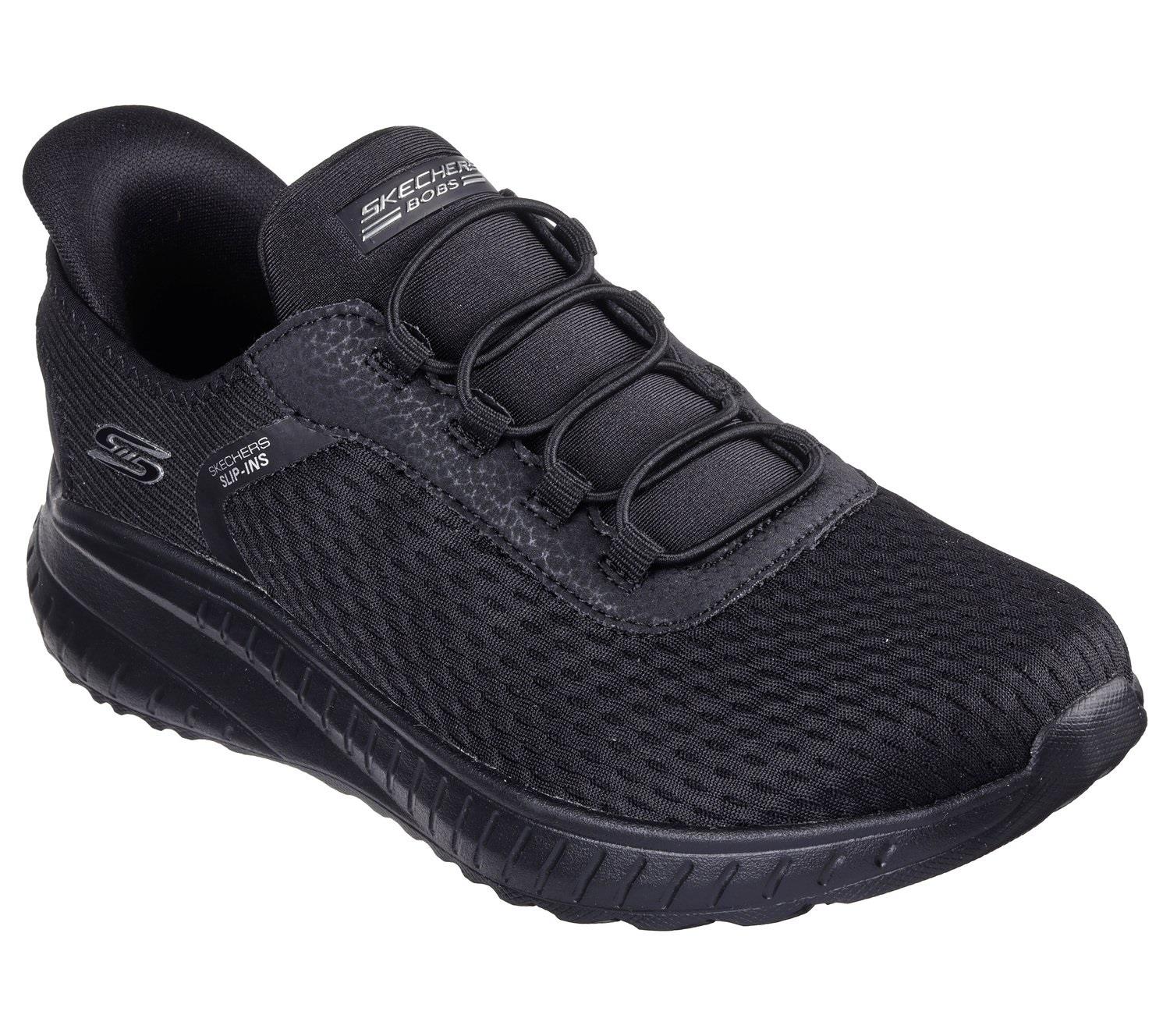 Women's Wide Fit Skechers 117504 Slip-ins Bobs Sport Squad Chaos