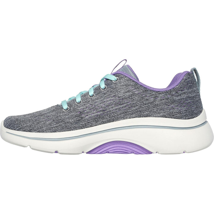Women's Wide Fit Skechers 125311 Go Walk Arch Fit 2.0 Vivid Sneakers