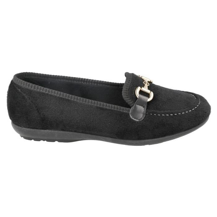 Womens Wide Fit DB Martha Slippers