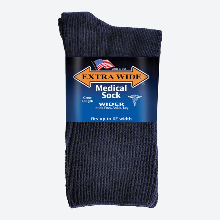 Womens Extra Wide 4850 Medical Crew Socks