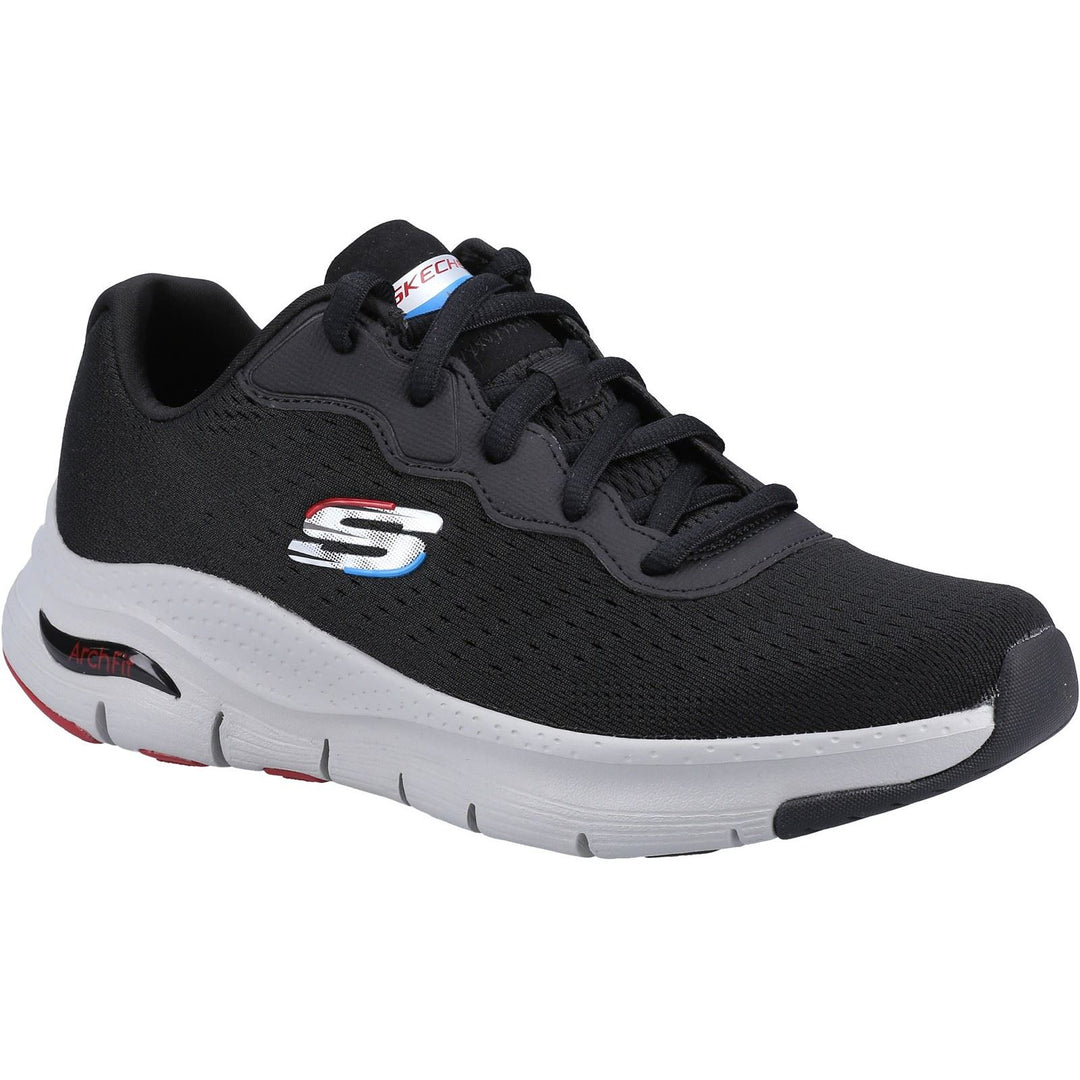 Men's Wide Fit Skechers 232303 Arch Fit Sneakers - Black