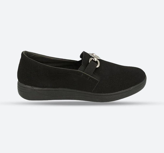 Womens Wide Fit Slip On Shoes