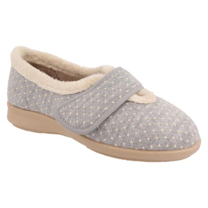 Women's Wide Fit DB Snowdrop Slippers