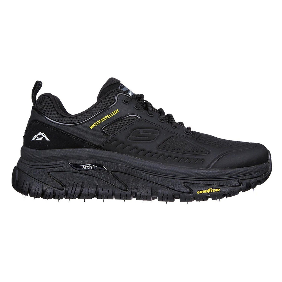 Men's Wide Fit Skechers 237333 Arch Fit Road Walker Recon Sneakers - Black/Black