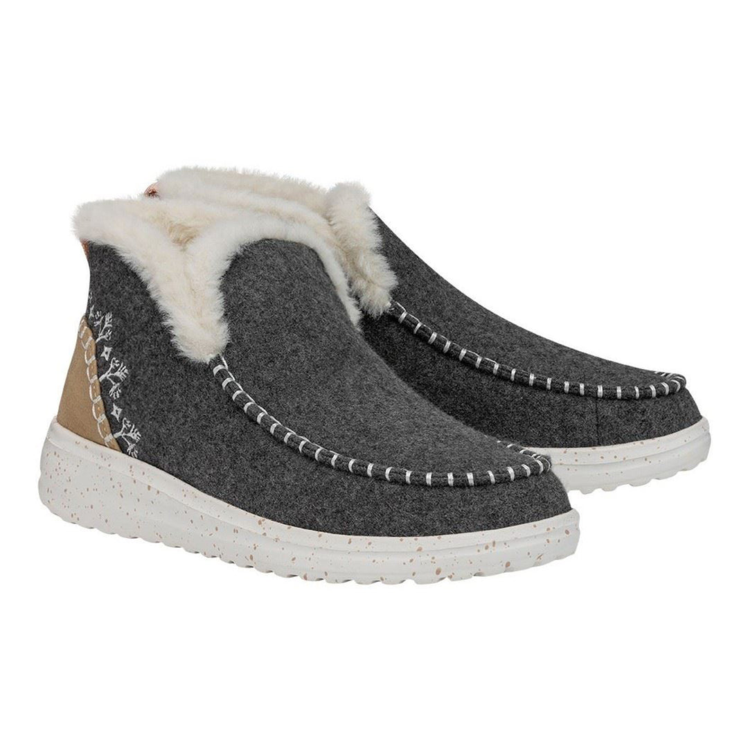 Women's Heydude 40208 Denny Wool Faux Shearling Ankle Boots