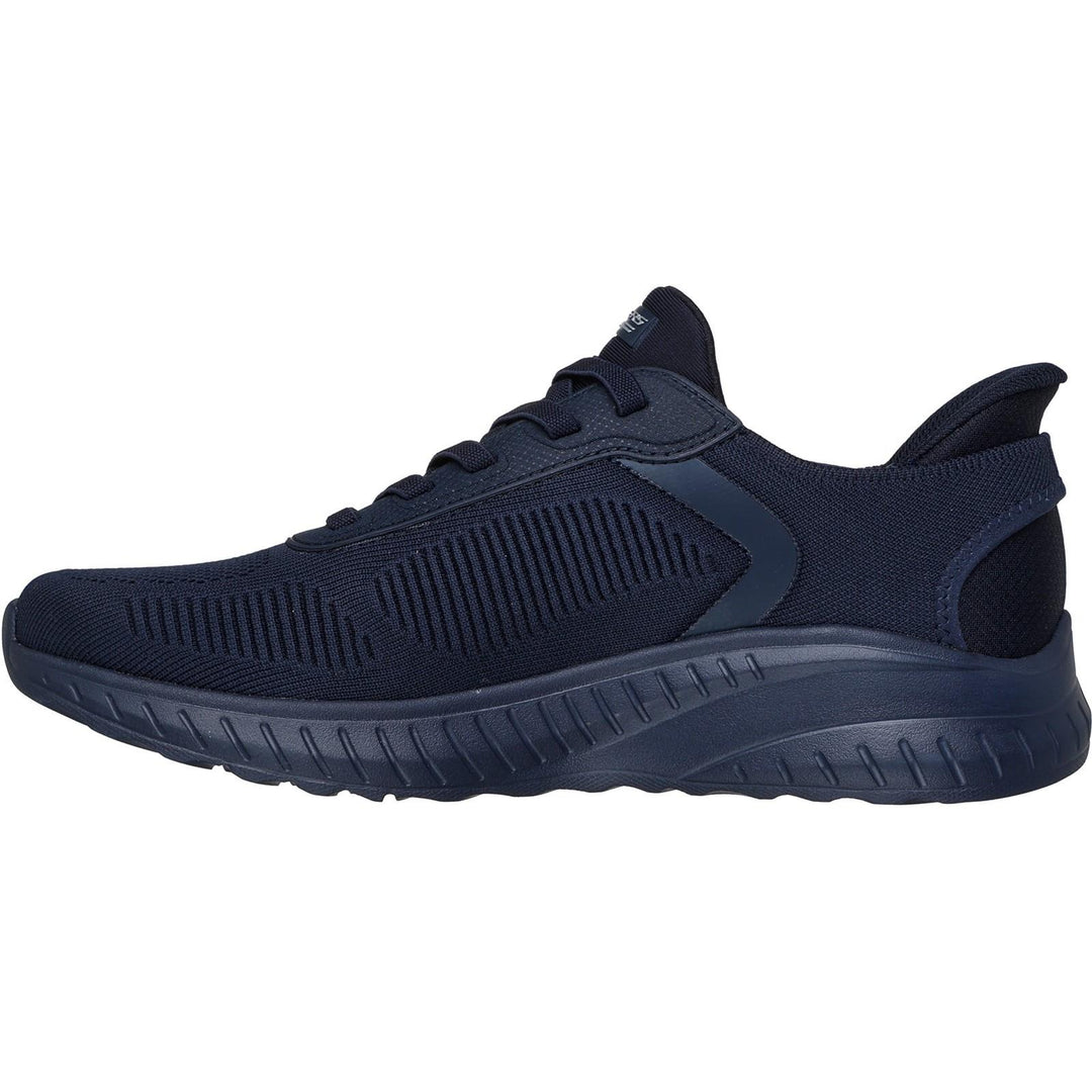 Men's Wide Fit Skechers Slip-ins 118312 Bobs Sport Squad Chaos Solid Step Sneakers