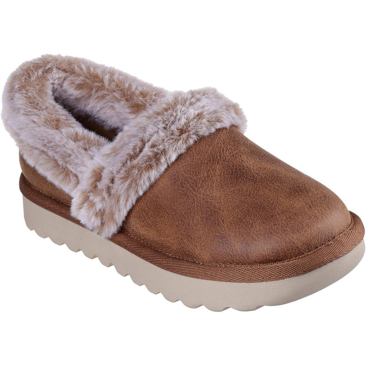 Women's Wide Fit Skechers 169027 Cozy Up Slippers