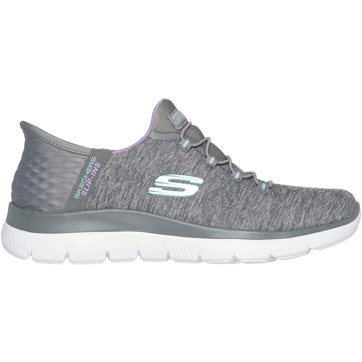 Women's Wide Fit Skechers 149937 Slip-ins Summits Dazzling Sneakers