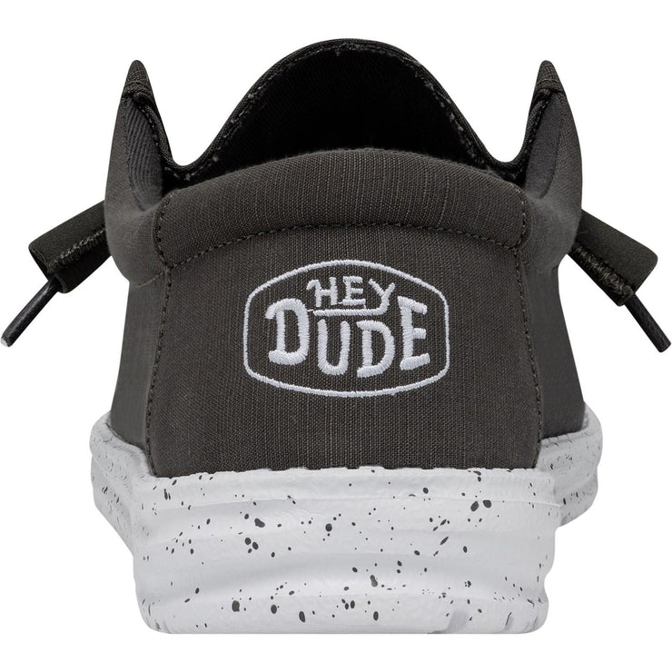 Men's Wide Fit Heydude 40009 Wally Slub Classic Slip On Shoes | Heydude ...