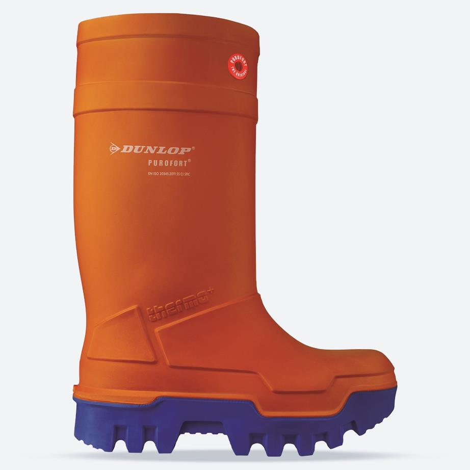 Men's Wide Fit Dunlop Purofort Thermo Full Safety Wellington Boots