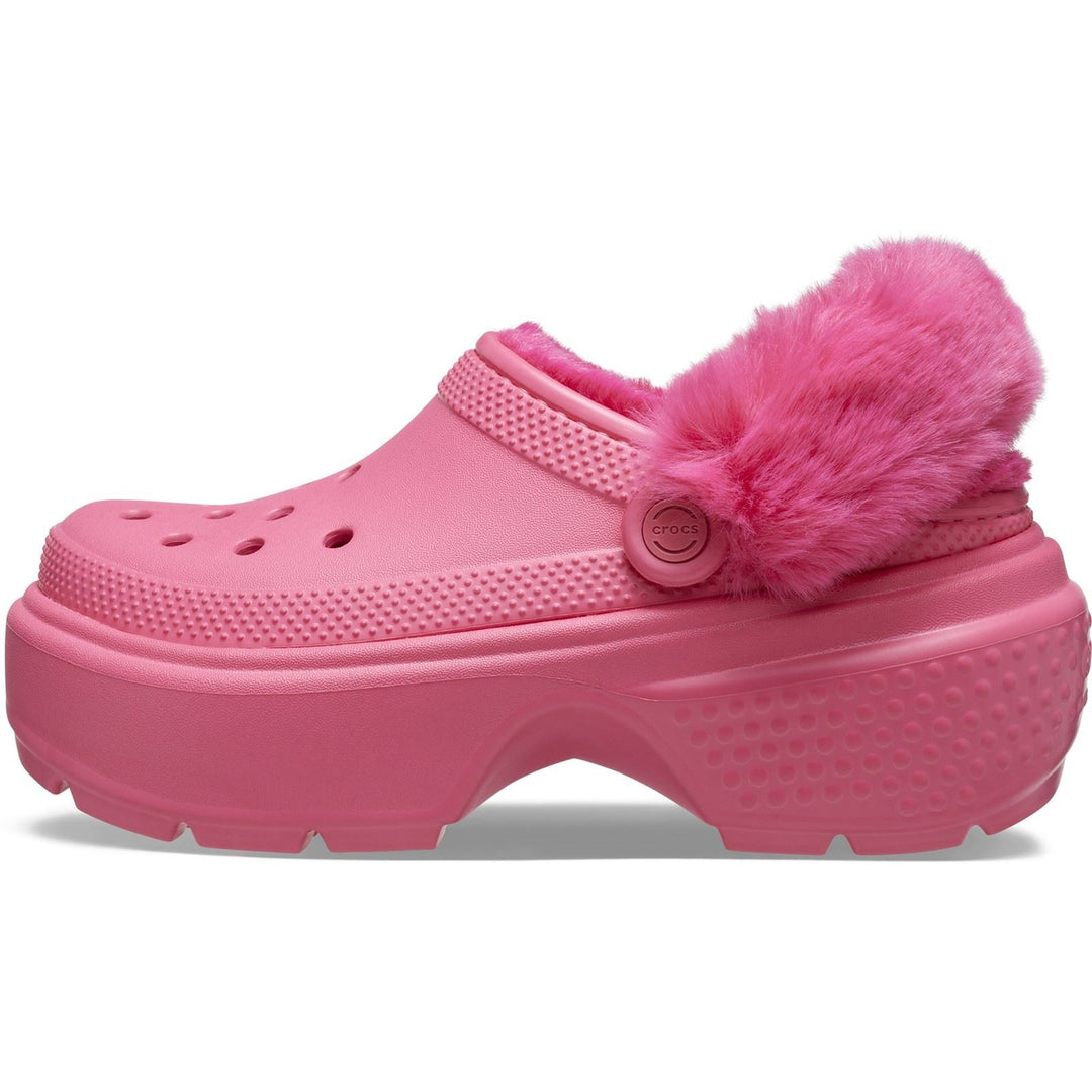 Women's Wide Fit Crocs 208546 Stomp Lined Clog