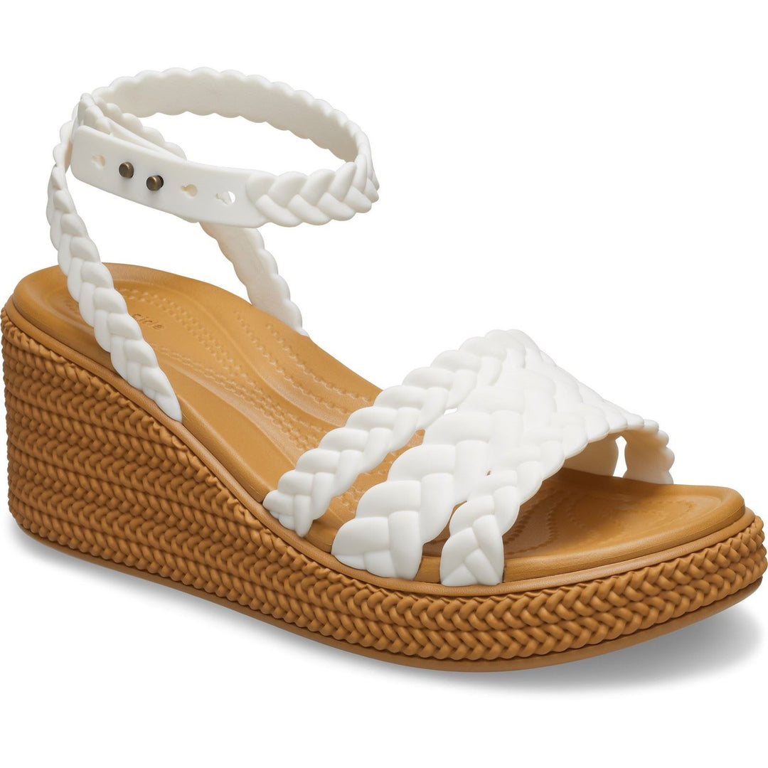 Women's Wide Fit Crocs 209994 Brooklyn Buckle Sandals