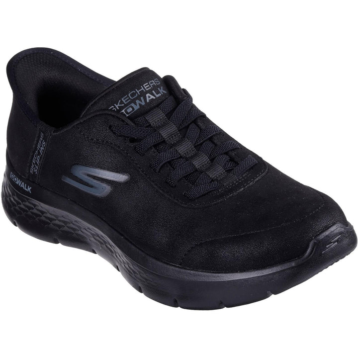 Women's Wide Fit Skechers 124837 Slip-ins Go Walk Flex Mali Sneakers