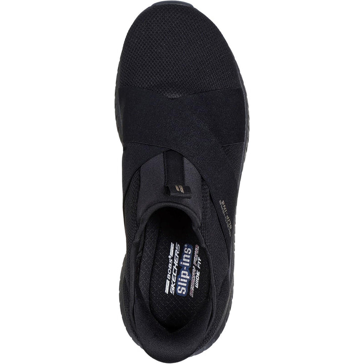 Women's Wide Fit Skechers 117505 Slip-ins Bobs Sport Squad Chaos Sneakers