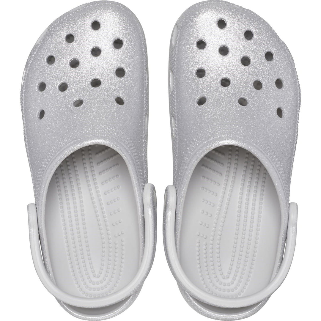 Unisex Wide Fit Crocs 205942 Glitter Clog Sandals