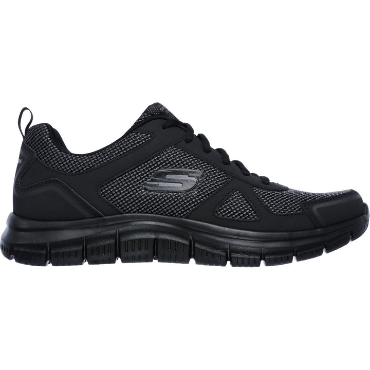 Men's Wide Fit Skechers 52630 Track Bucolo Sports Sneakers - Black