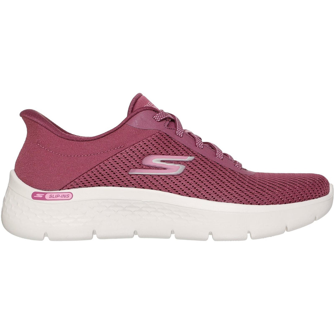Women's Wide Fit Skechers 125516 Slip-ins Go Walk Flex Carla Sneakers