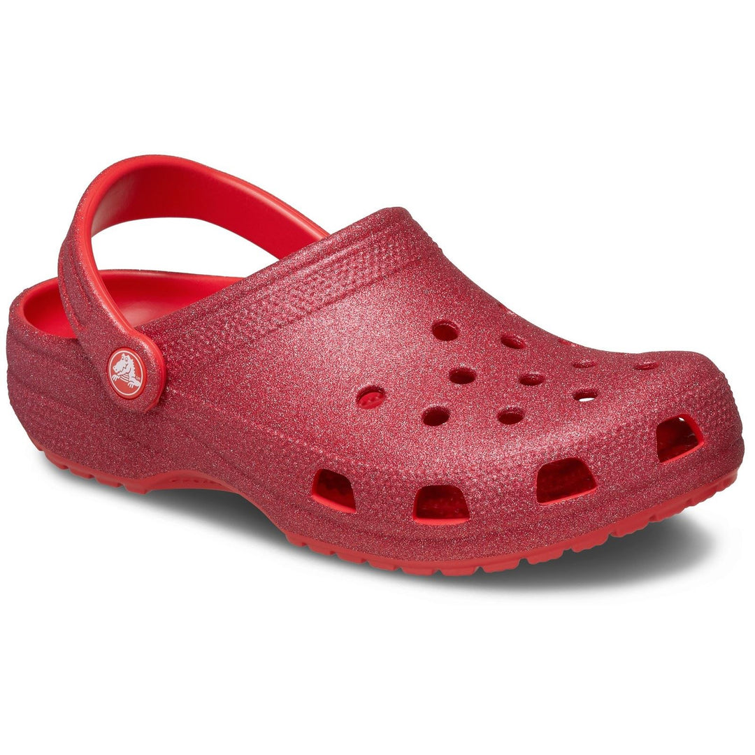 Unisex Wide Fit Crocs 205942 Glitter Clog Sandals