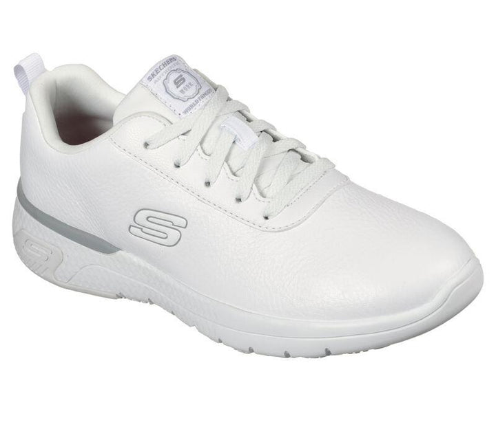 Women's Wide Fit Skechers 108010EC  Marsing Gmina Relaxed Fit Sneakers