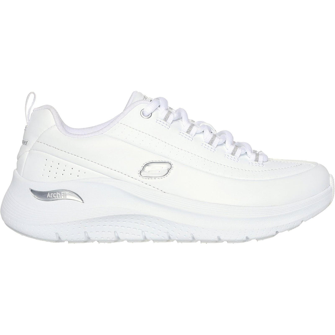 Women's Wide Fit Skechers 150061 Arch Fit 2.0 Star Bound Sneakers