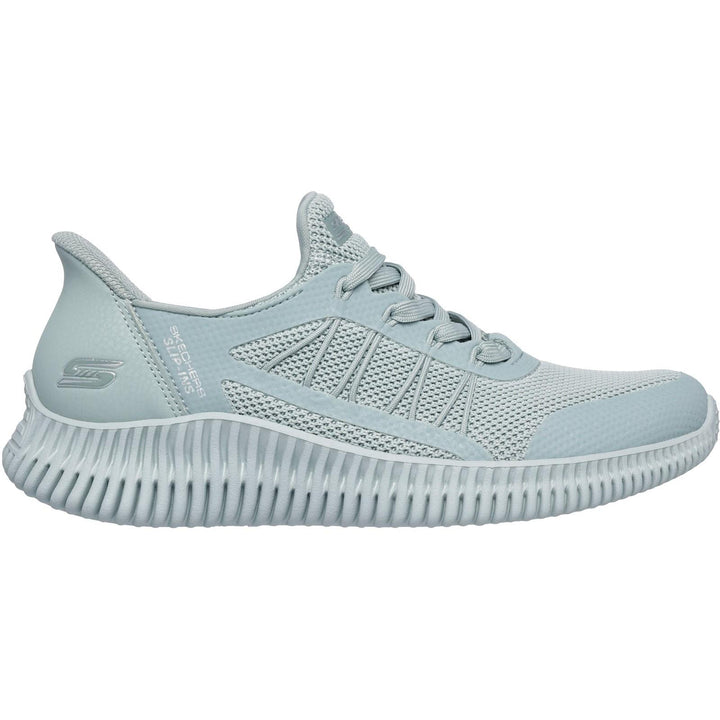 Women's Wide Fit Skechers 117413 Slip-ins Bobs Geo Lite Divine Pace Sneakers