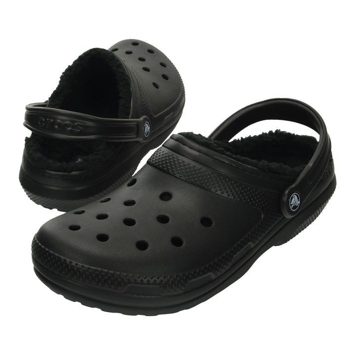 Unisex Wide Fit Crocs 203591 Classic Lined Clog Sandals