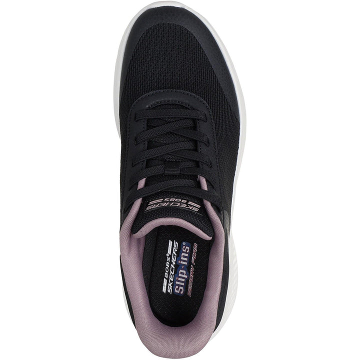 Women's Wide Fit Skechers 117555 Slip-ins Bobs Sport Infinity Vapor Glow Sneakers