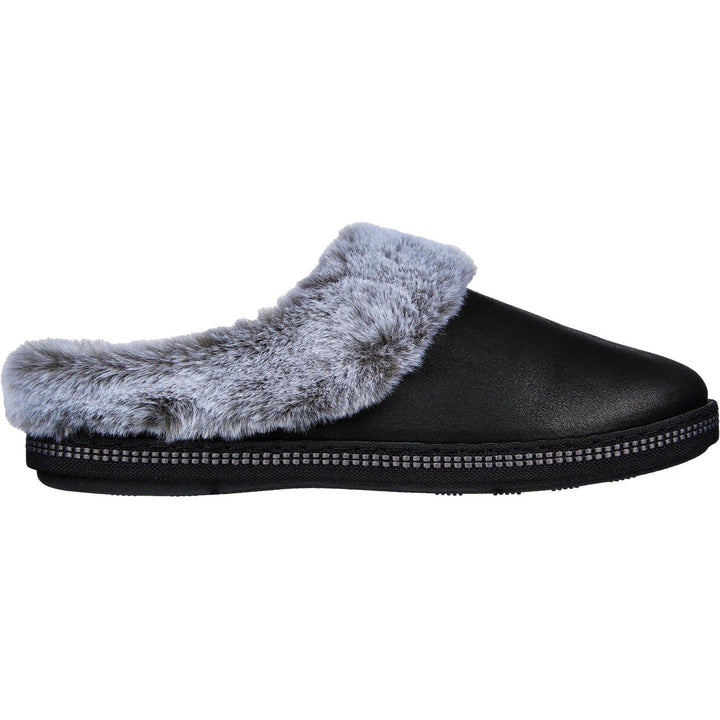 Women's Wide Fit Skechers 167625 Cozy Campfire Lovely Life Slippers