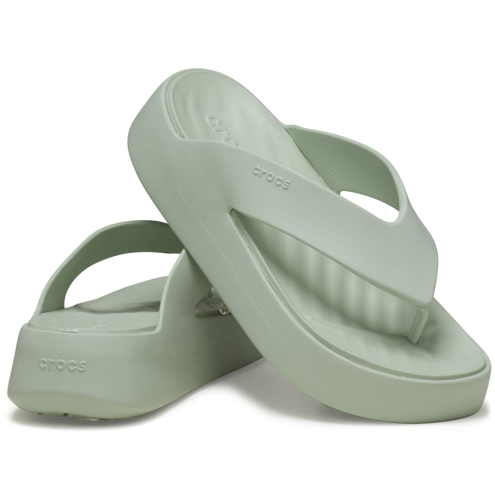 Women's Crocs 209410 Getaway Platform Flip Slippers | Crocs | Wide