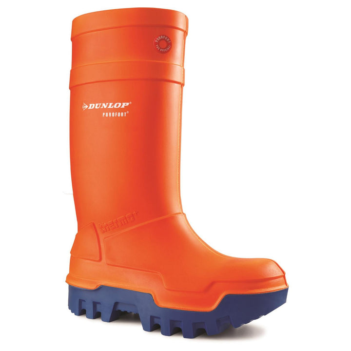 Men's Wide Fit Dunlop Purofort Thermo Full Safety Wellington Boots