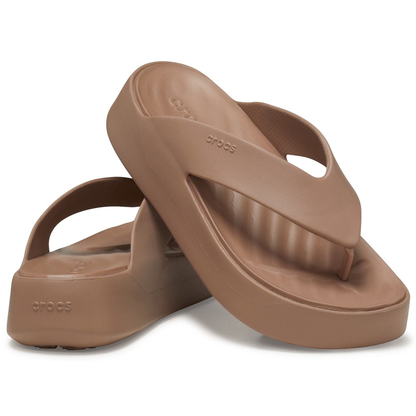 ロヴァン受付ページ Women's Crocs 209410 Getaway Platform Flip Slippers | Crocs | Wide