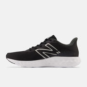 Men's Wide Fit New Balance M411LB3 Running Trainers - Black/White