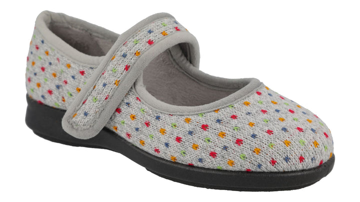 Womens Wide Fit DB Pitsford Slippers