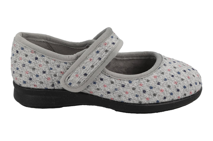 Womens Wide Fit DB Pitsford Slippers